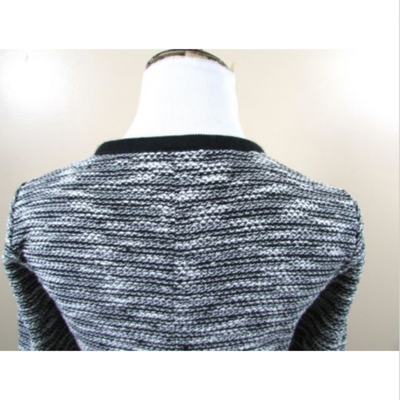 J Crew Black White Boucle Sweater Jacket - Picture 5 of 8